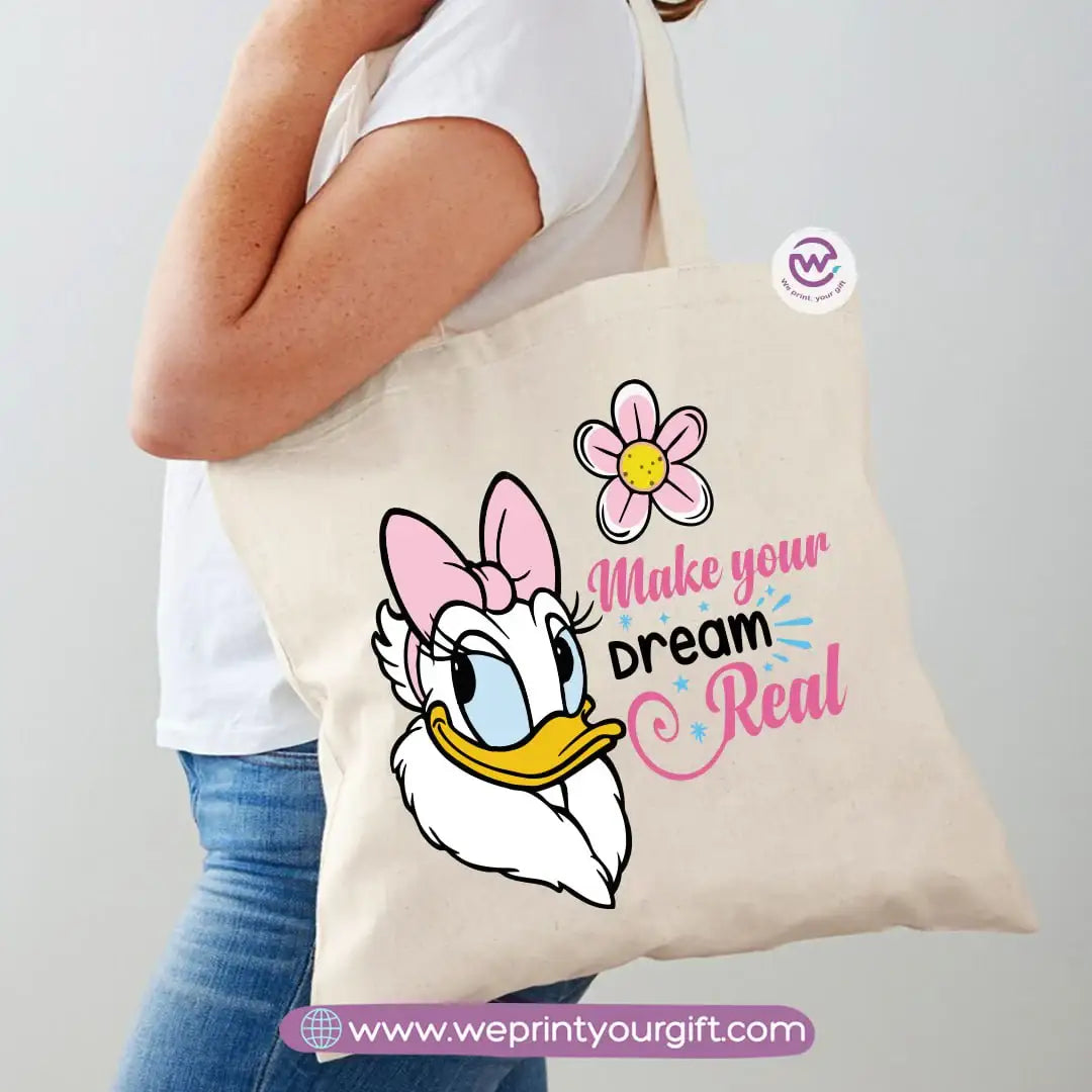 Tote Bag for Women- Donald duck - WE PRINT