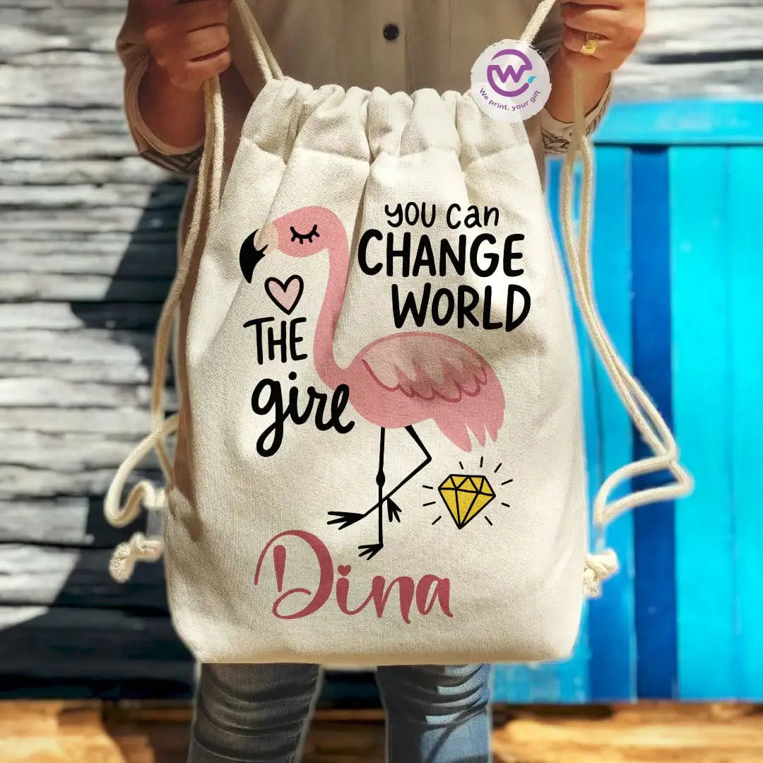 Drawstring bag - Unicorn designs - WE PRINT