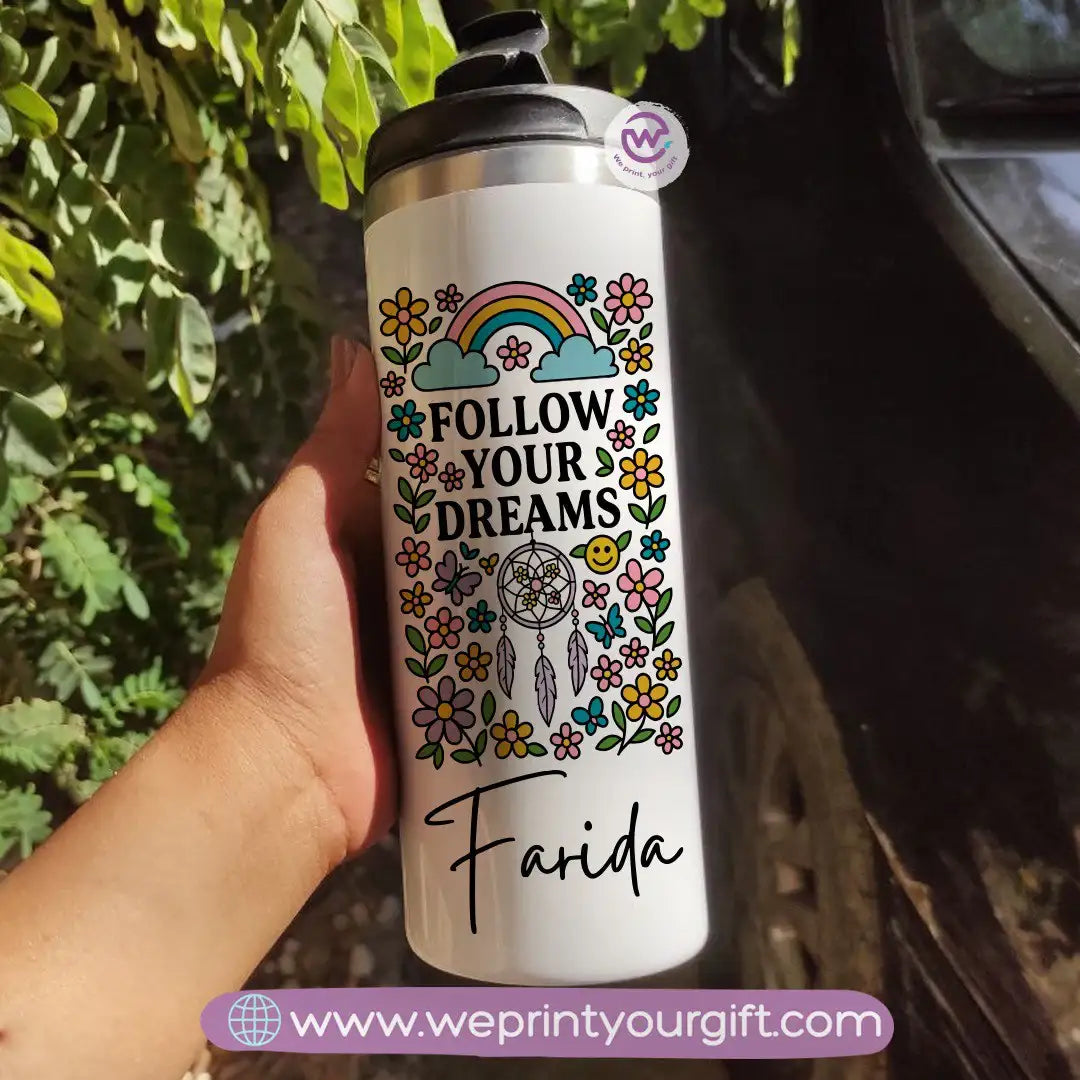 custom thermal mug- Starbucks mug- Motivation - WE PRINT