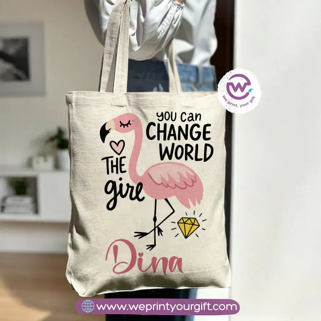 Tote bag with zipper - Unicorn - WE PRINT