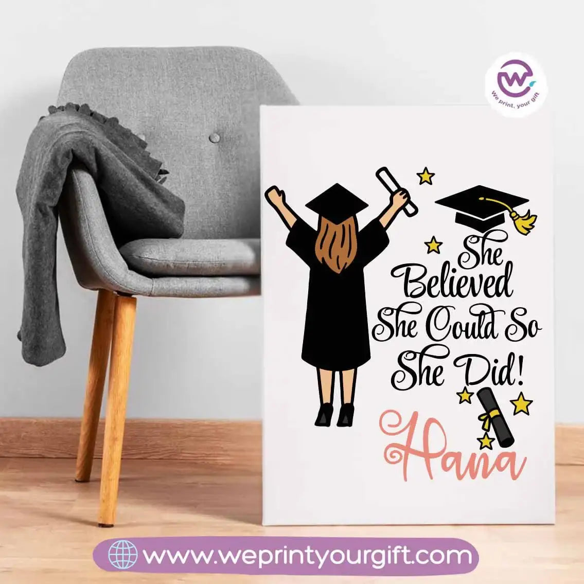 Custom wall frame- Graduation - WE PRINT