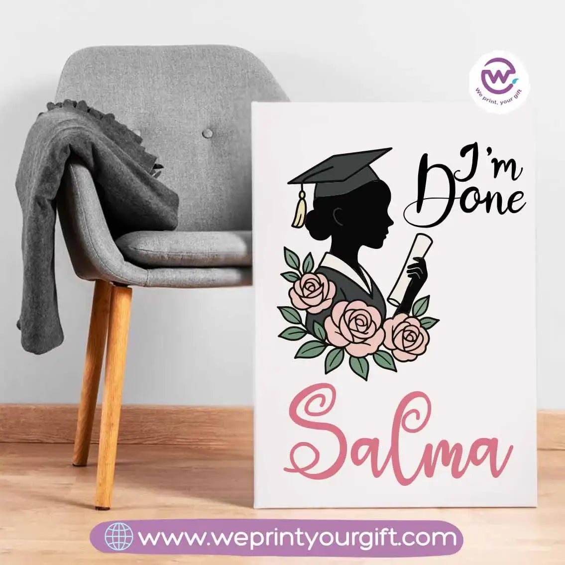 Custom wall frame- Graduation - WE PRINT
