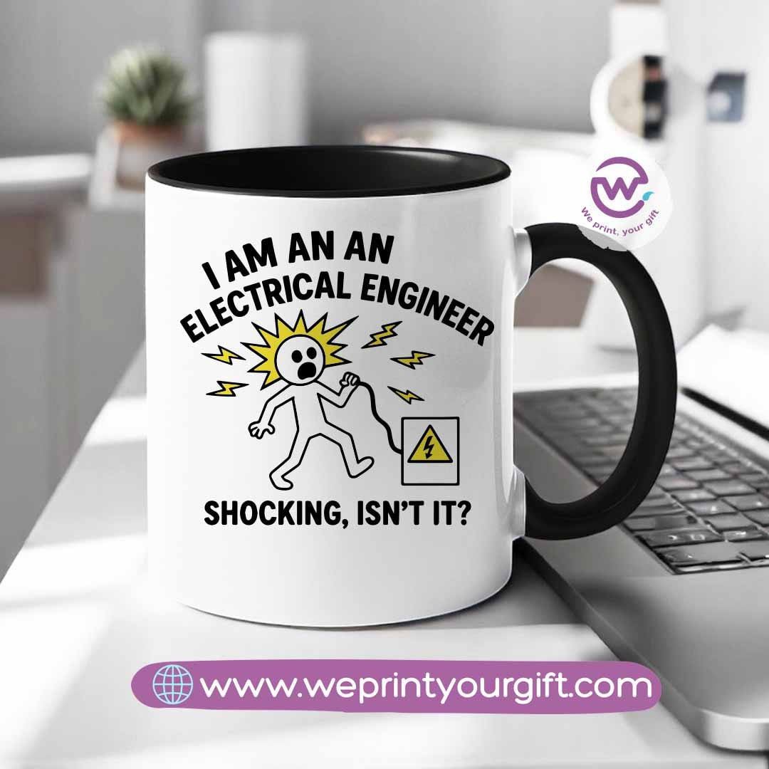 Custom mug- Colored inside mug- Engineer