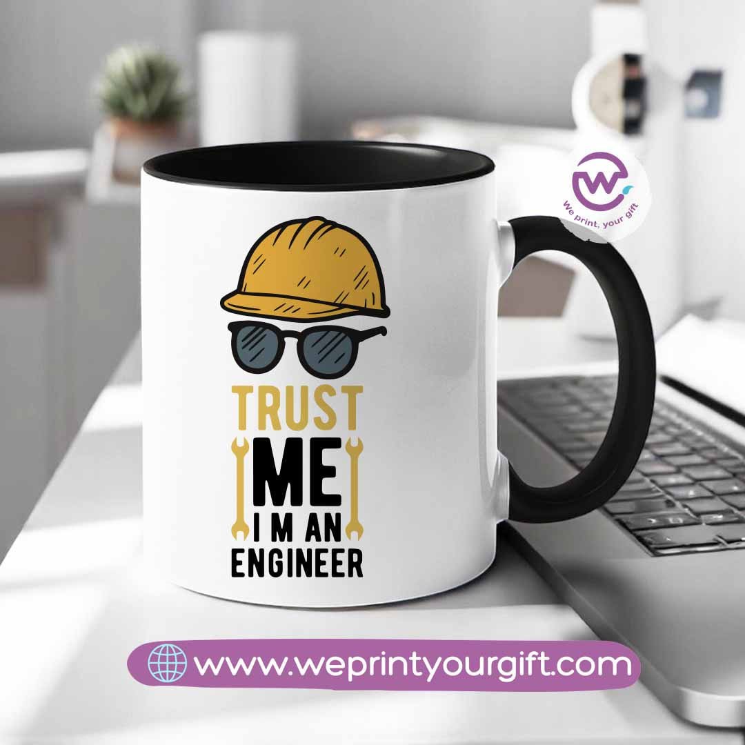Custom mug- Colored inside mug- Engineer