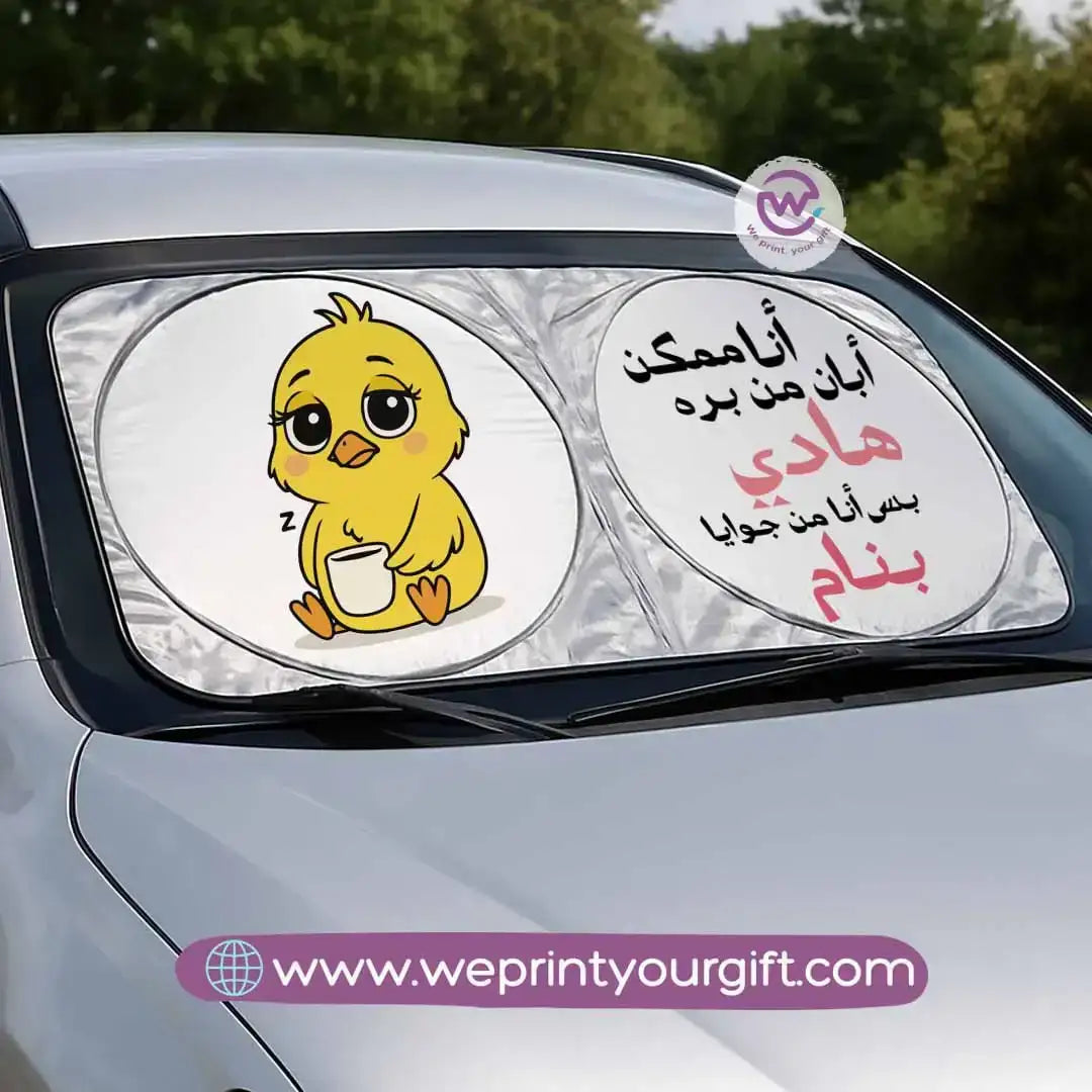 Custom car sunshade - Comic - WE PRINT
