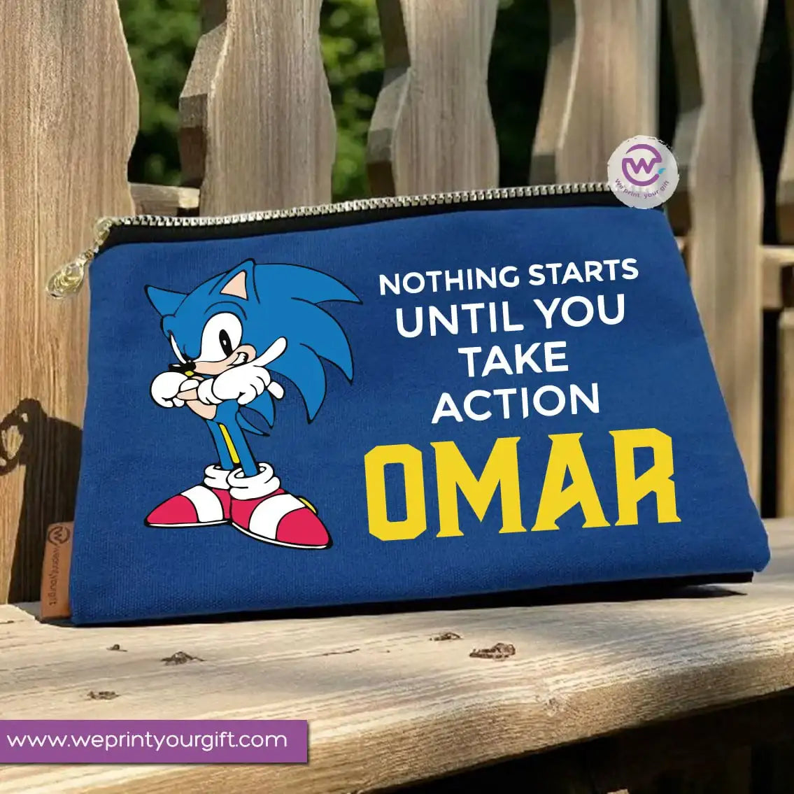 Sonic pencil case - WE PRINT