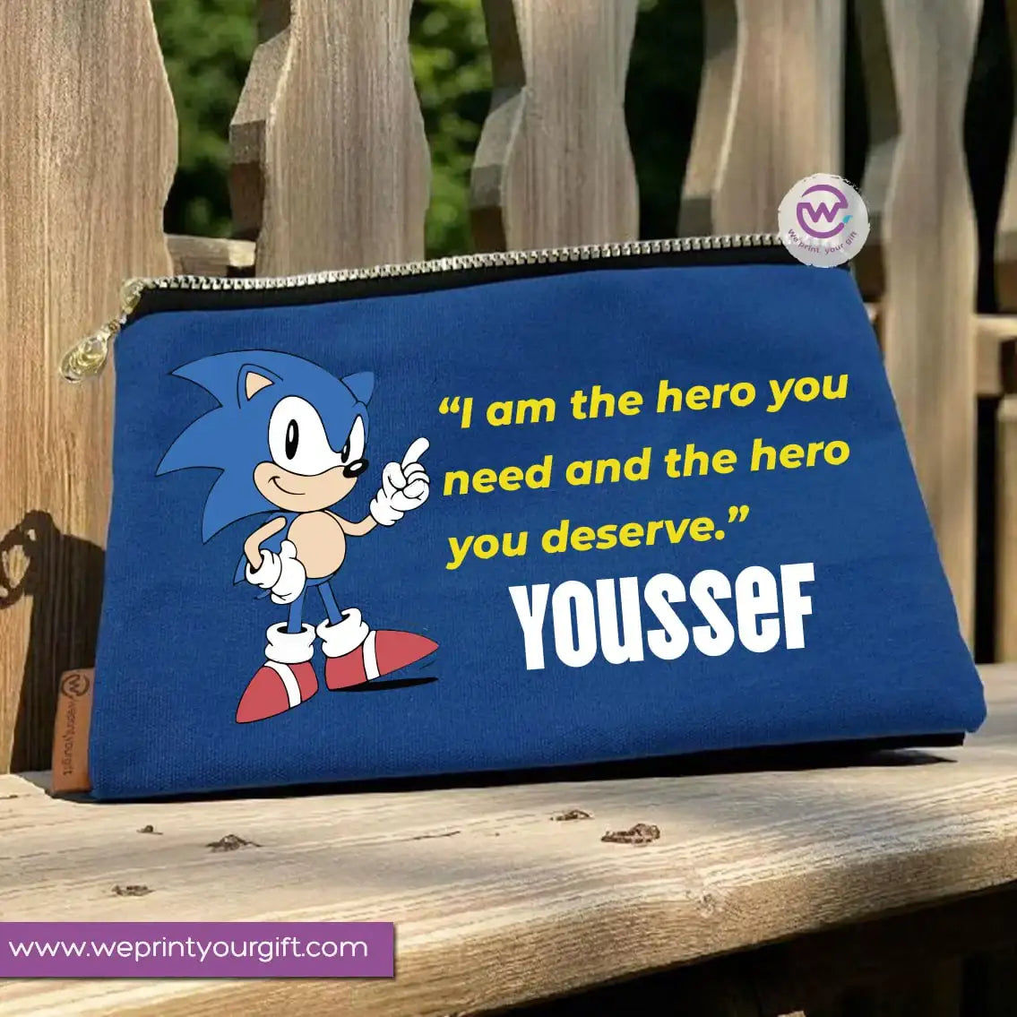 Sonic pencil case - WE PRINT