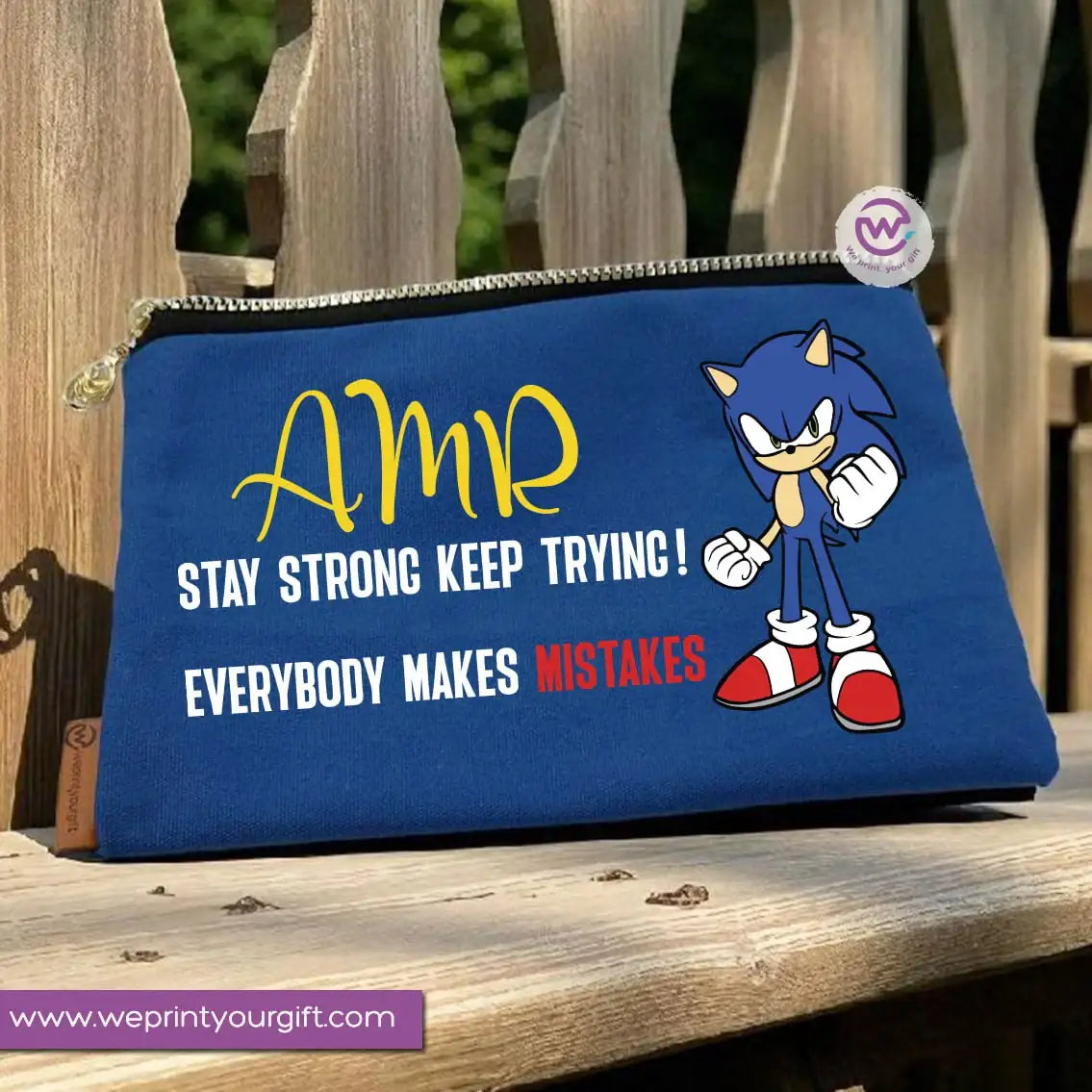 Sonic pencil case - WE PRINT