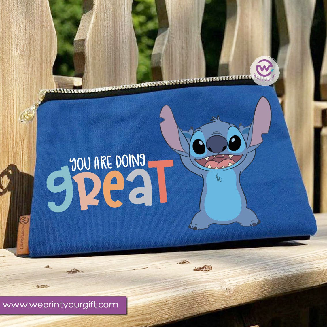 School pencil case- Stitch
