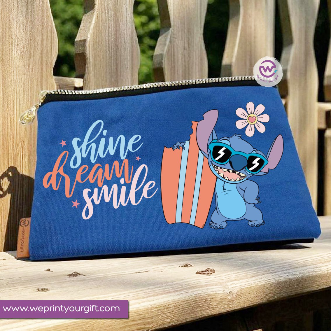 School pencil case- Stitch