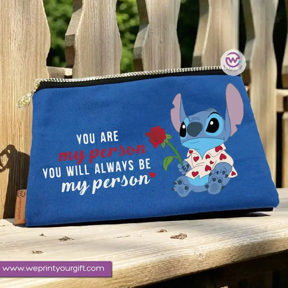 School pencil case- Stitch - WE PRINT