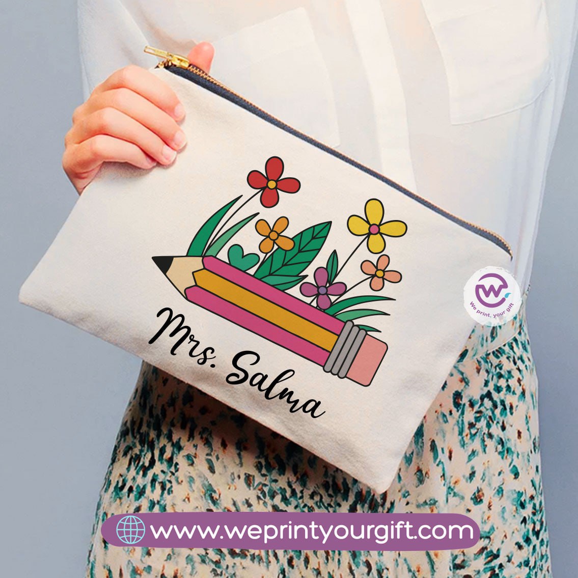 Teacher Pencil Case- Names