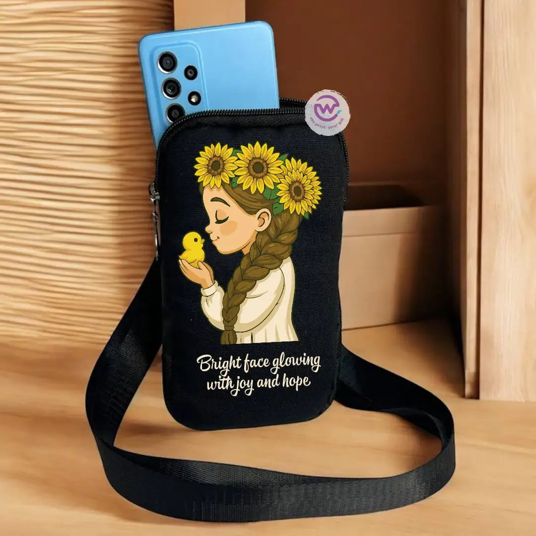 Fabric mobile bag - Sunflower - WE PRINT