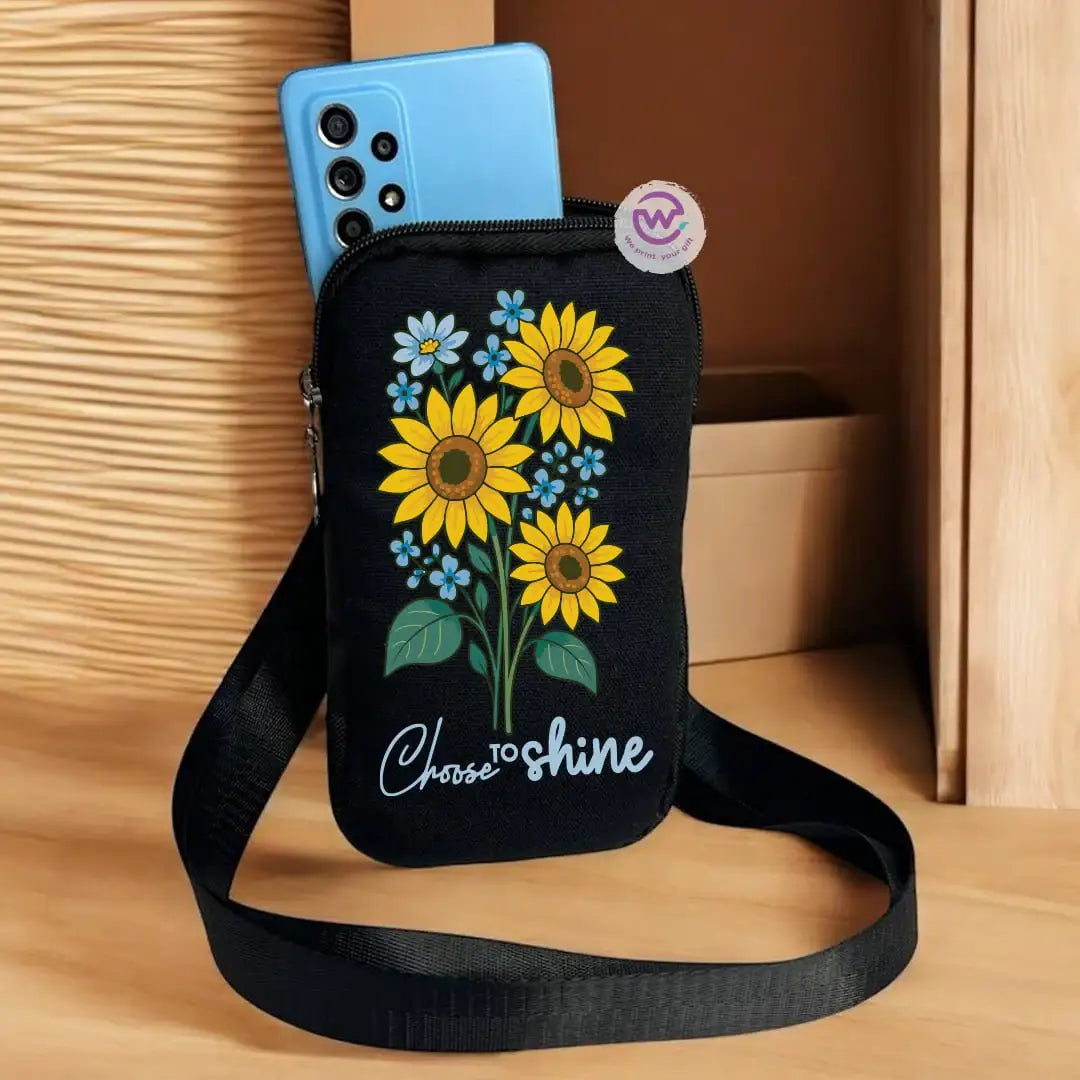 Fabric mobile bag - Sunflower - WE PRINT