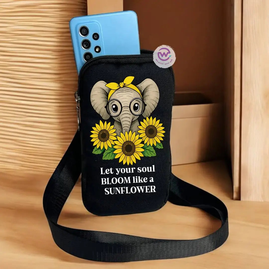Fabric mobile bag - Sunflower - WE PRINT