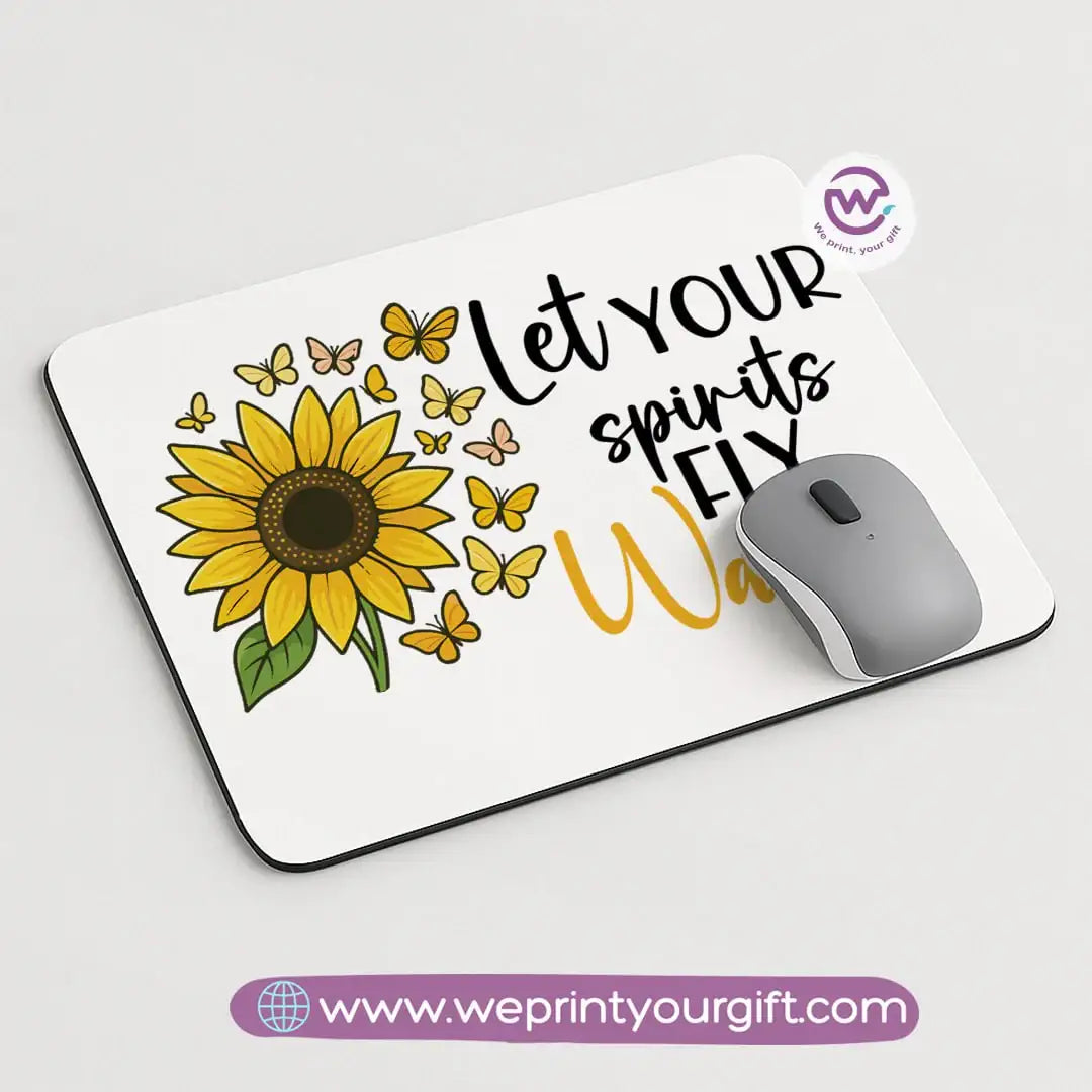 Custom mouse pad- Sunflower - WE PRINT