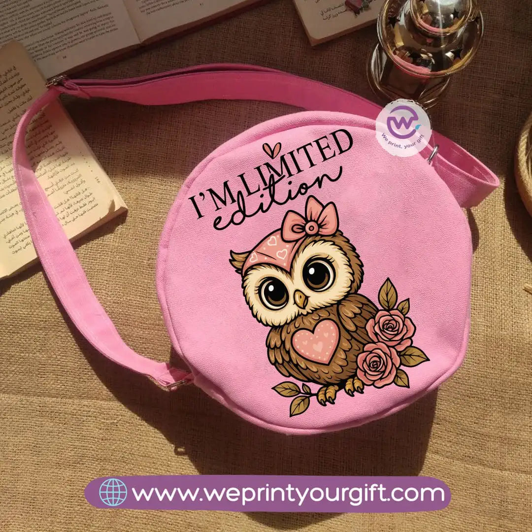 Round bag-Owl - WE PRINT
