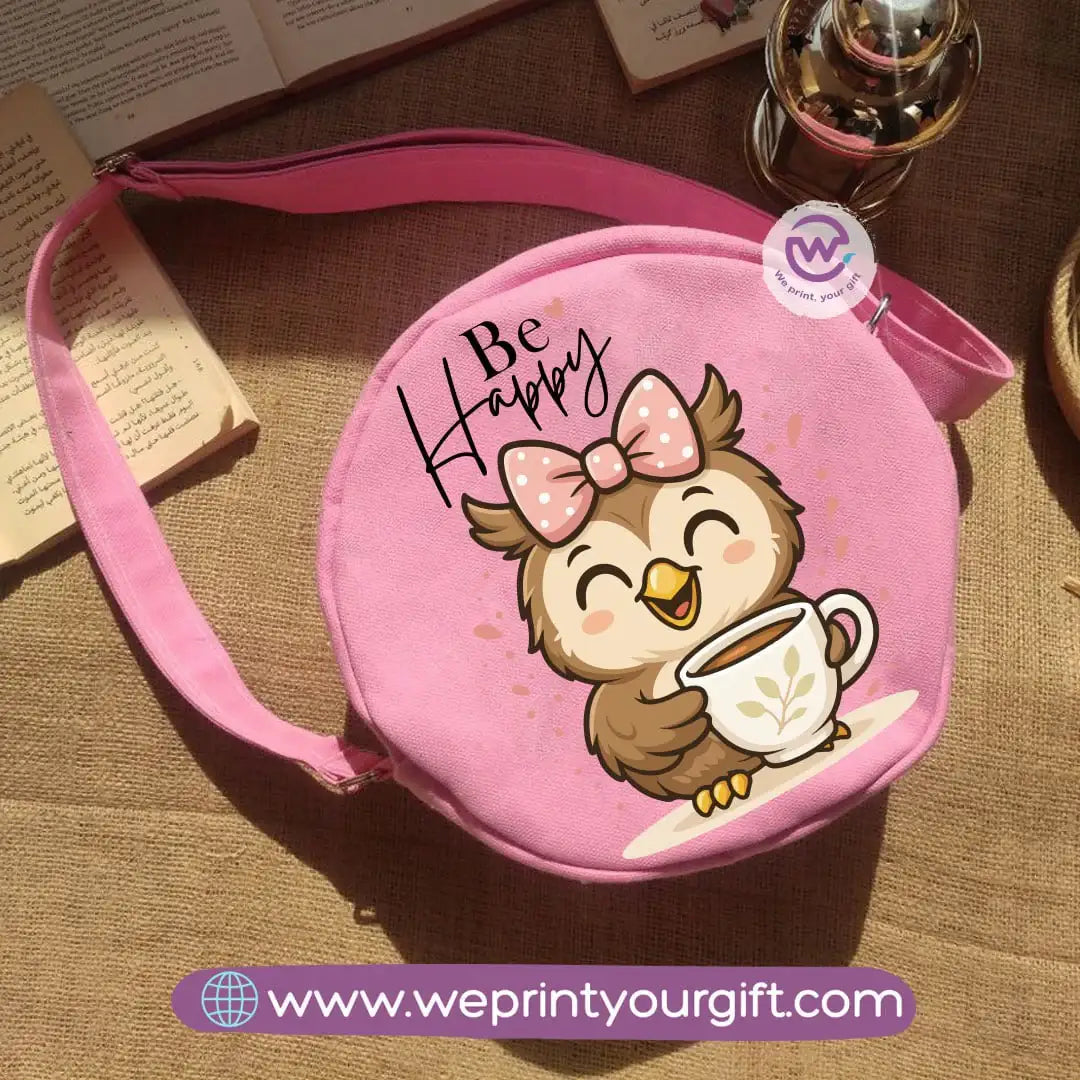 Round bag-Owl - WE PRINT