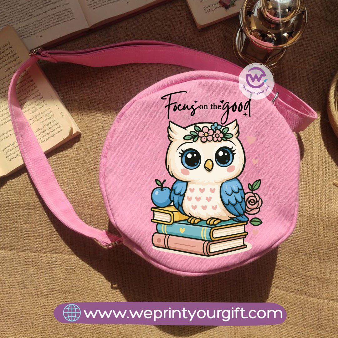 Round bag-Owl