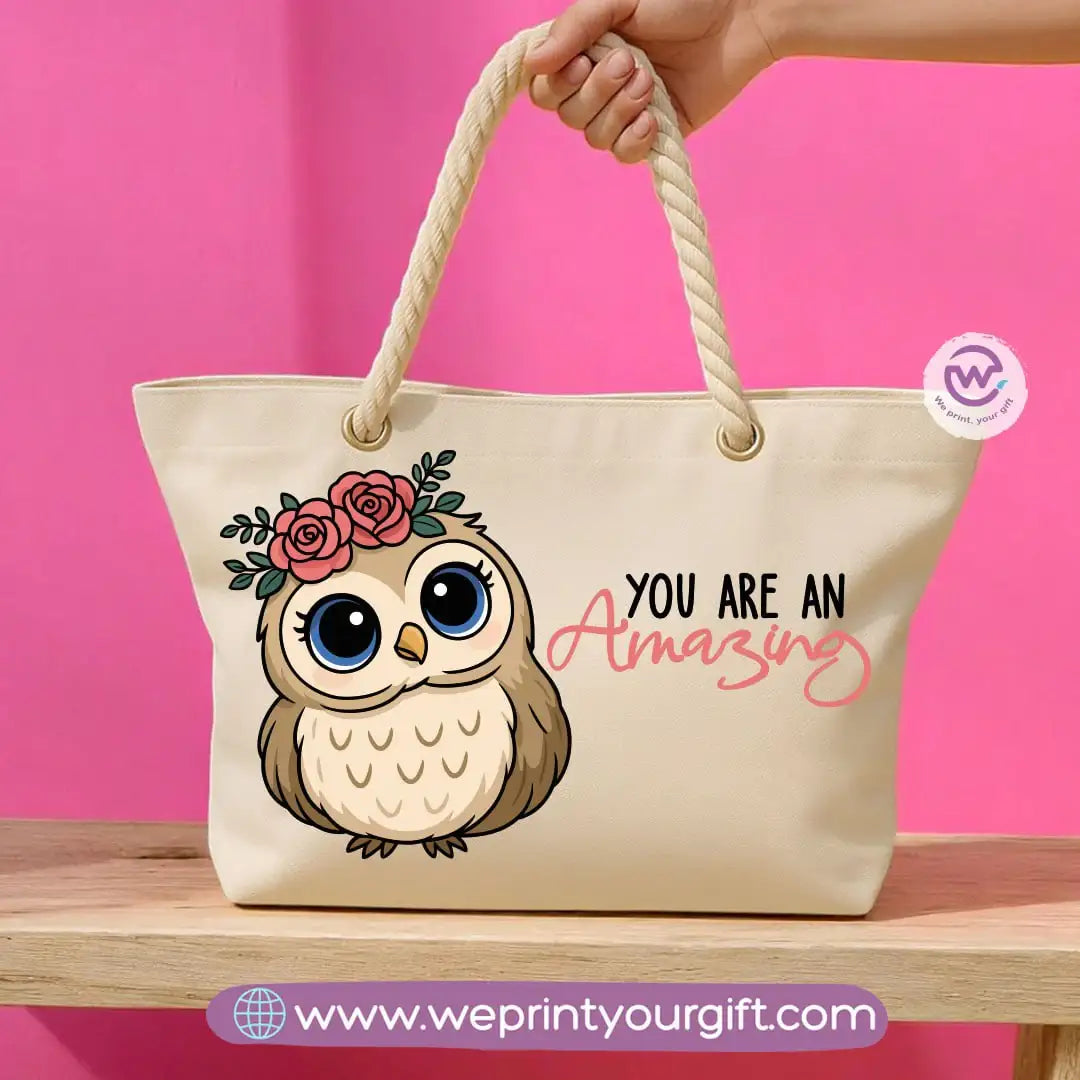 Sea bag- Owl - WE PRINT