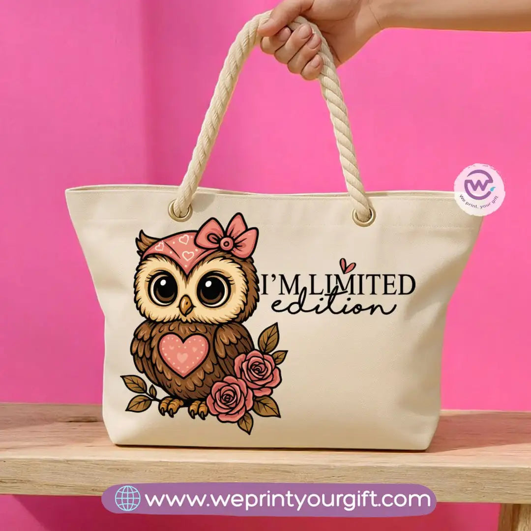 Sea bag- Owl - WE PRINT