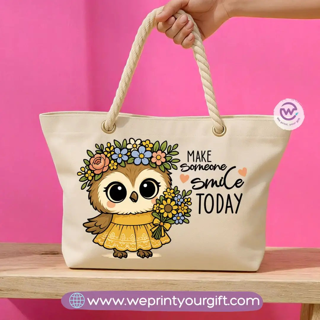 Sea bag- Owl - WE PRINT