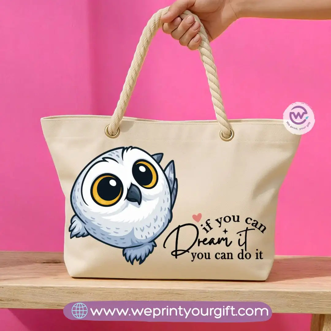 Sea bag- Owl - WE PRINT