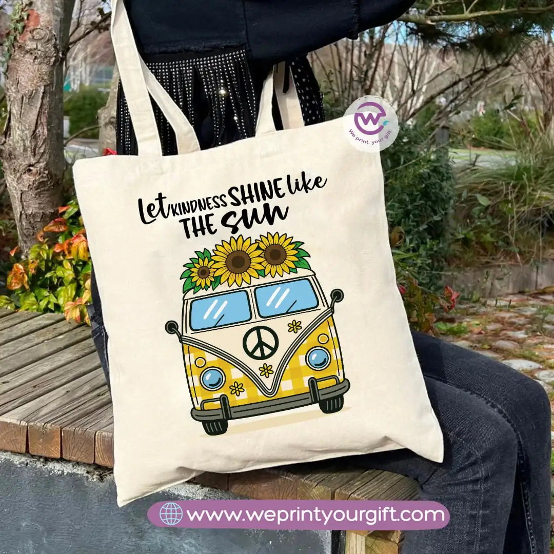 Tote bag for women- Sunflower - WE PRINT