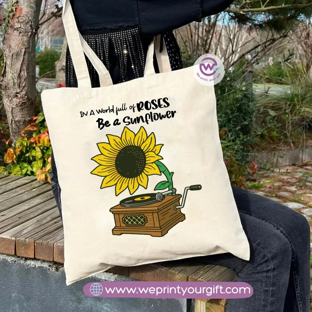 Tote bag for women- Sunflower - WE PRINT