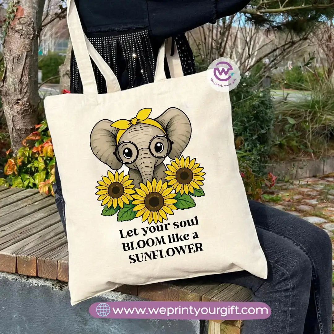 Tote bag for women- Sunflower - WE PRINT