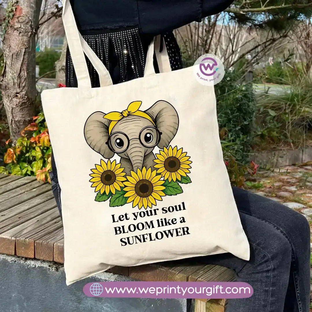 Tote bag for women- Sunflower - WE PRINT