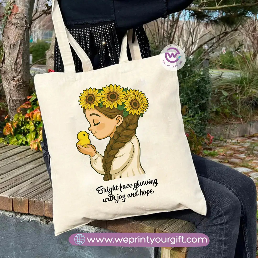 Tote bag for women- Sunflower - WE PRINT