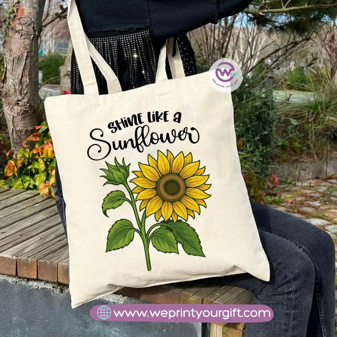 Tote bag for women- Sunflower - WE PRINT