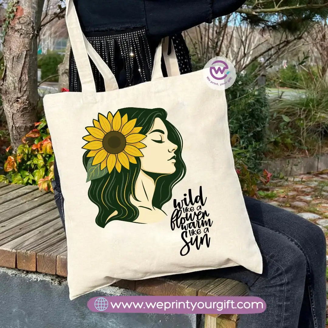 Tote bag for women- Sunflower - WE PRINT