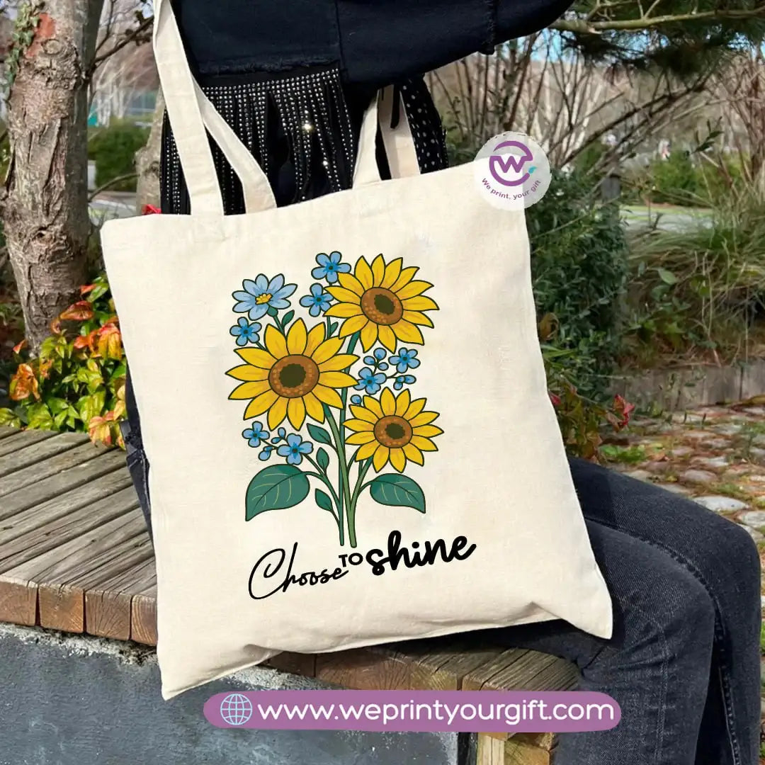 Tote bag for women- Sunflower - WE PRINT