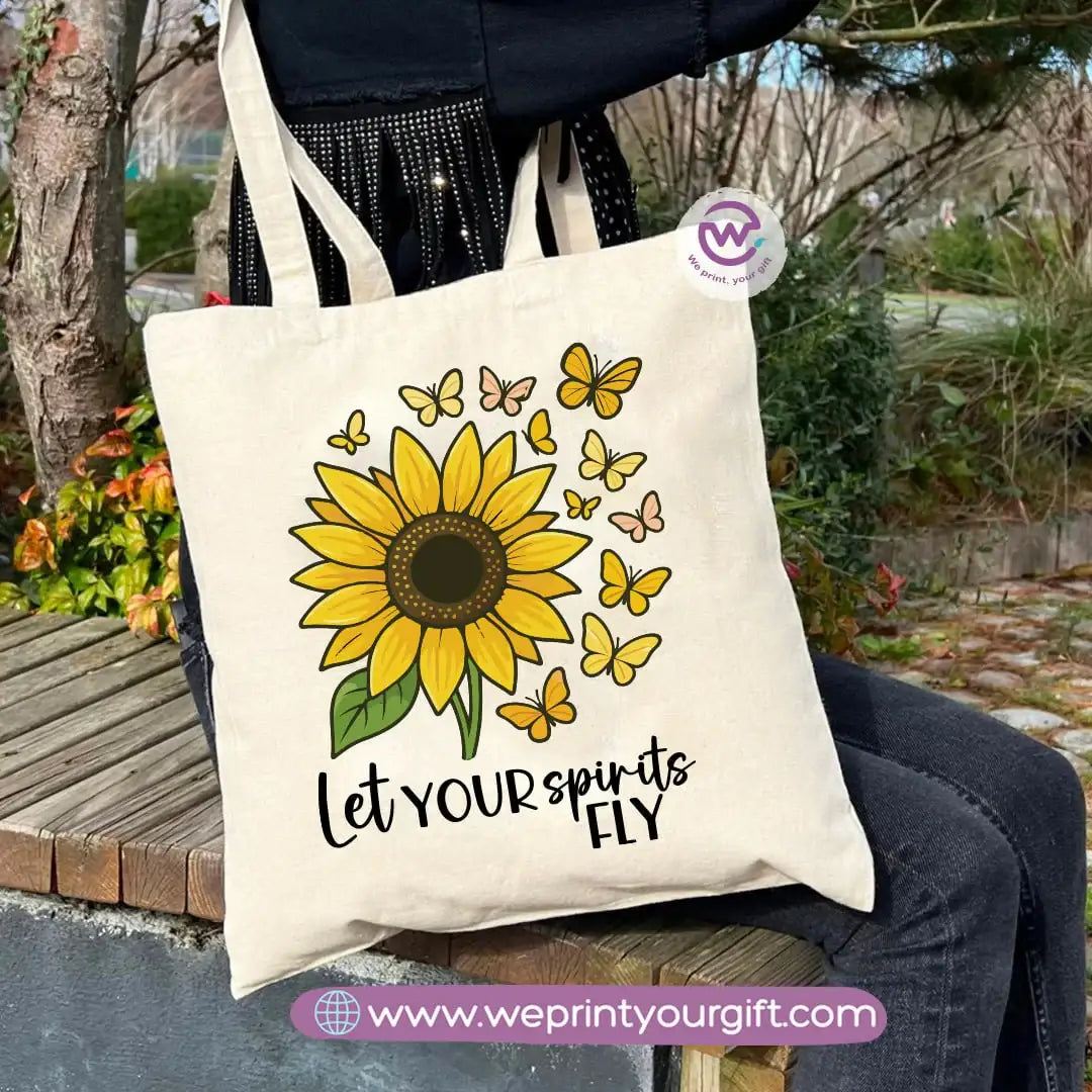 Tote bag for women- Sunflower - WE PRINT