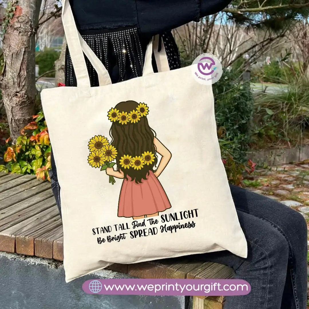 Tote bag for women- Sunflower - WE PRINT