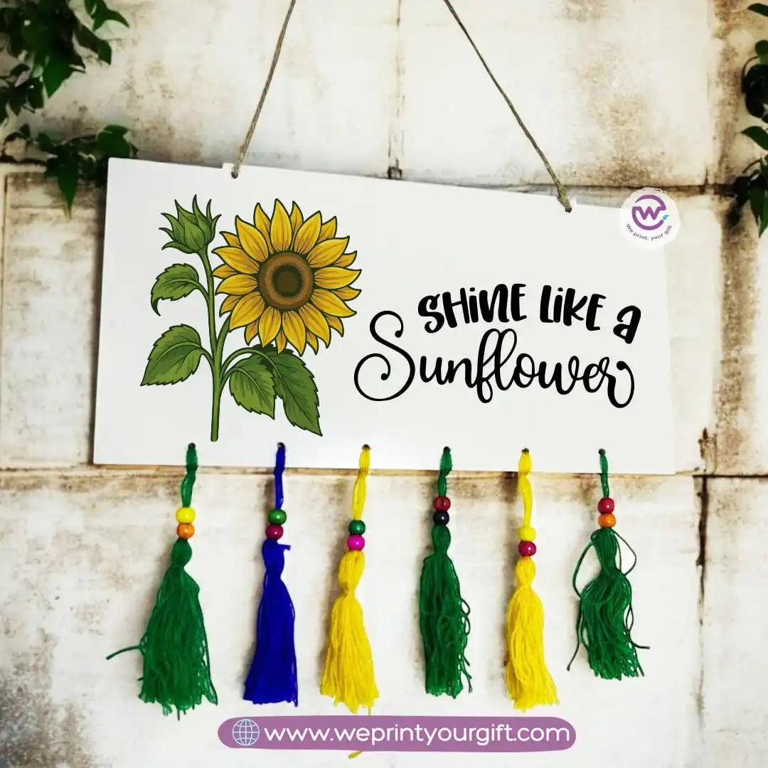 Wooden wall hanging- Sunflower