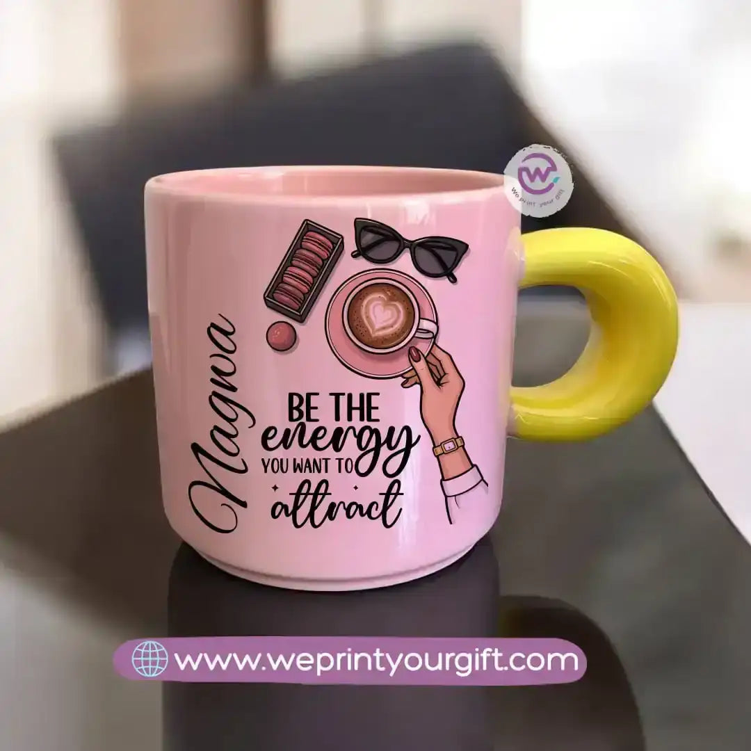 Round handle mug - Motivational designs - WE PRINT