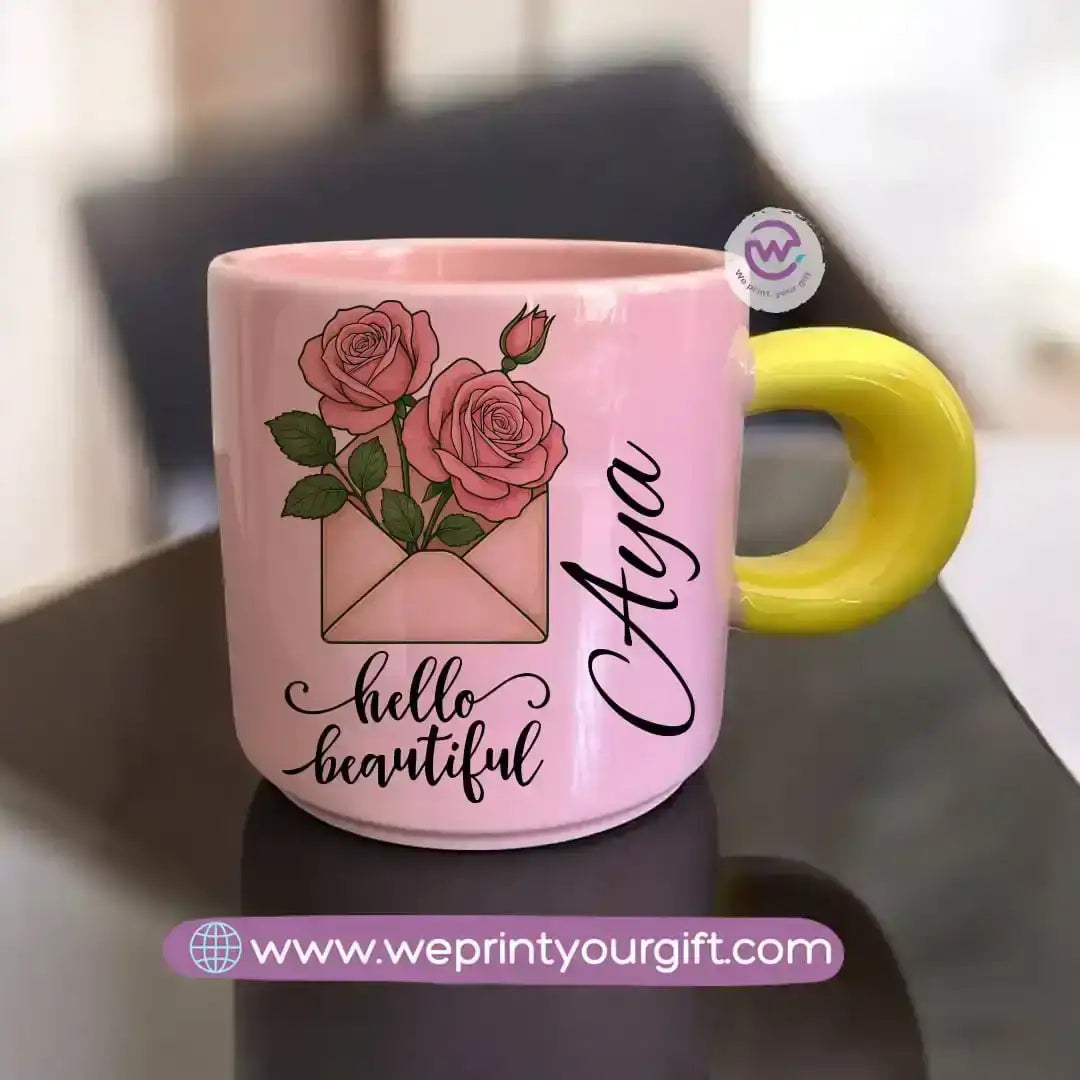 Round handle mug - Motivational designs - WE PRINT