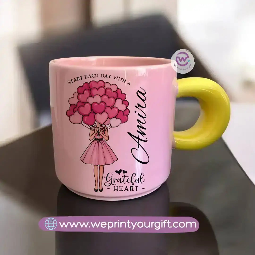 Round handle mug - Motivational designs - WE PRINT