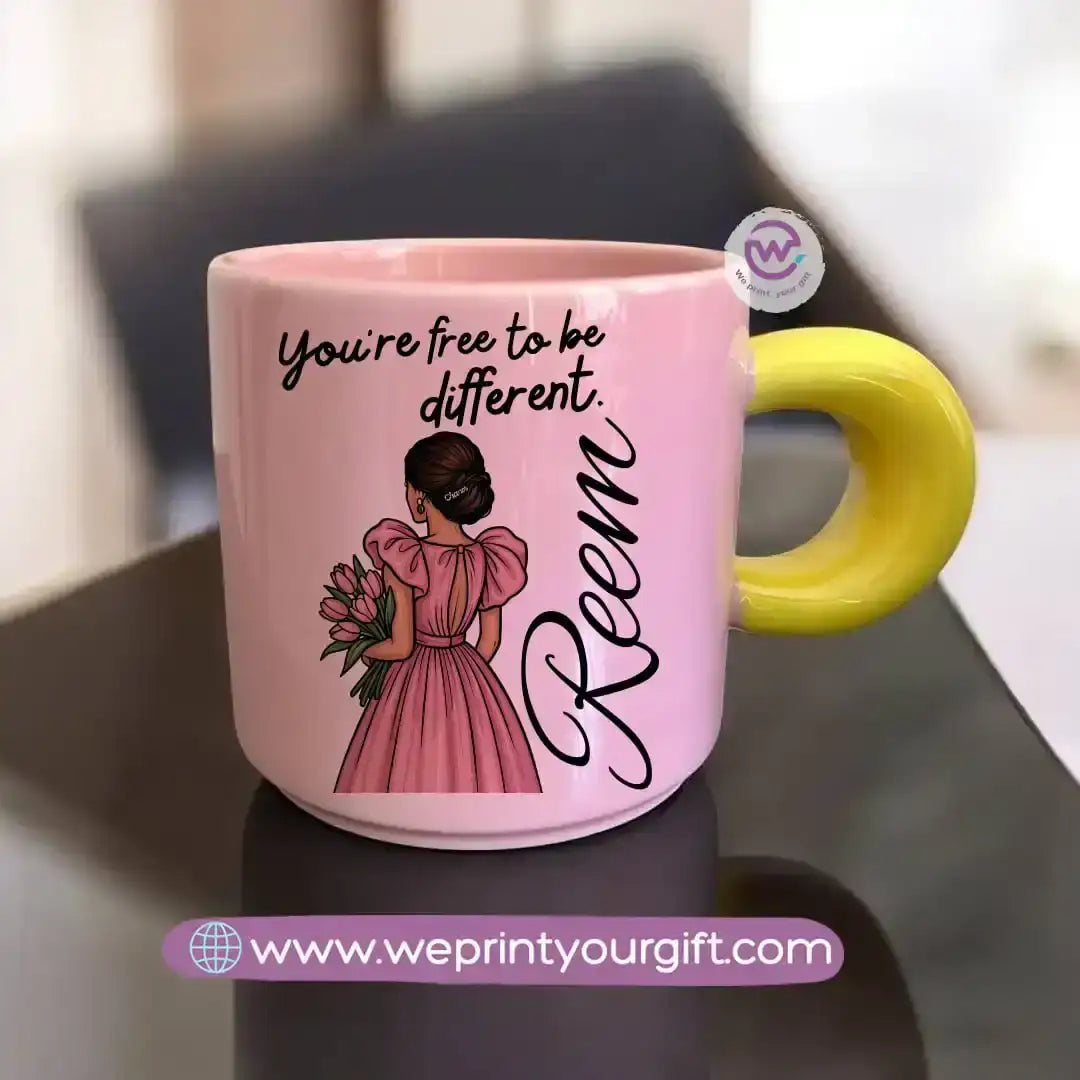 Round handle mug - Motivational designs - WE PRINT