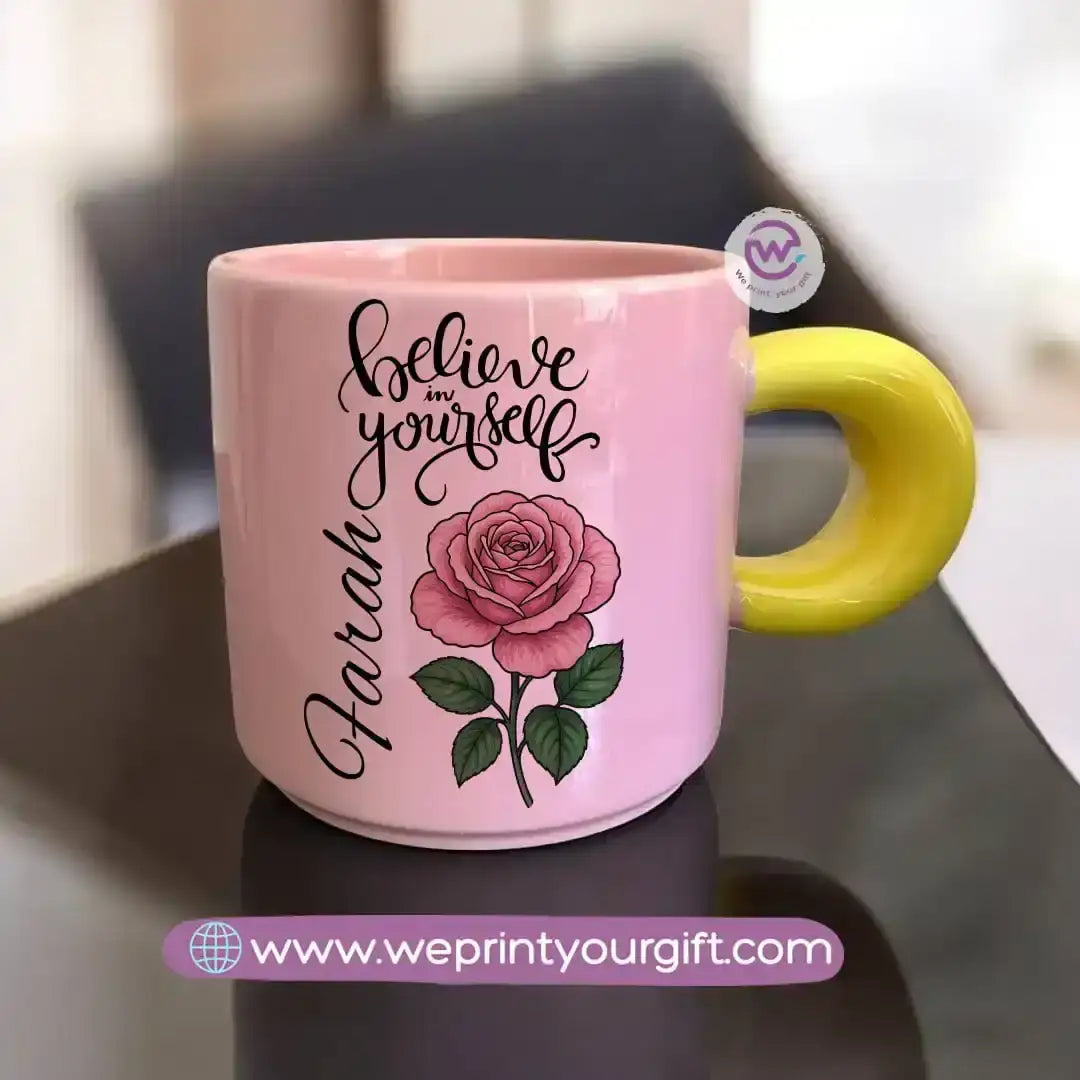 Round handle mug - Motivational designs - WE PRINT