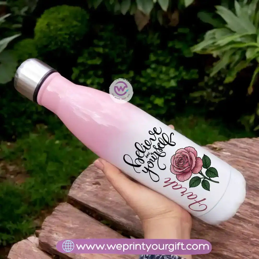 Mixed Color Bottle- inspiration- Floral - WE PRINT