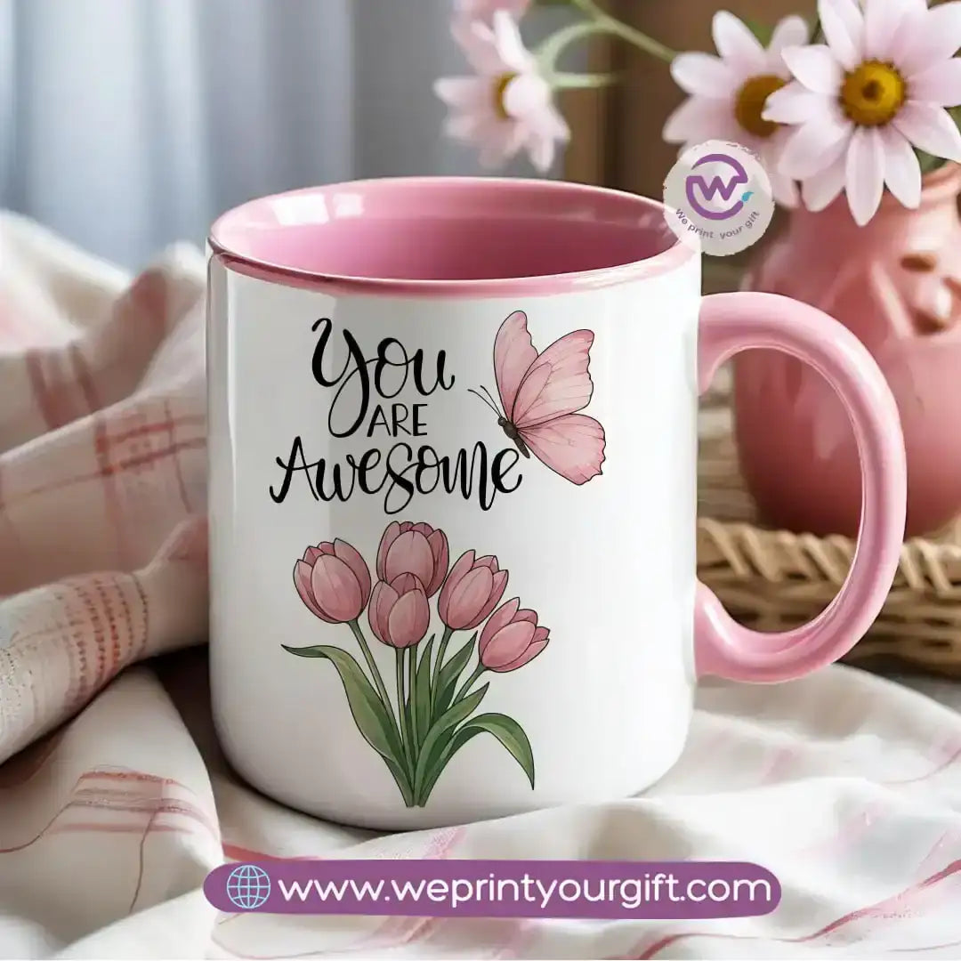 Colored inside mug- Motivation - WE PRINT