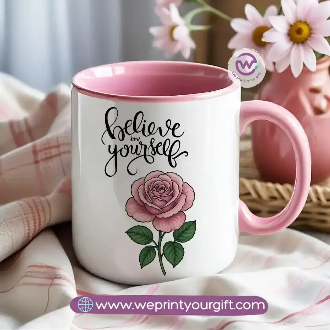 Colored inside mug- Motivation - WE PRINT
