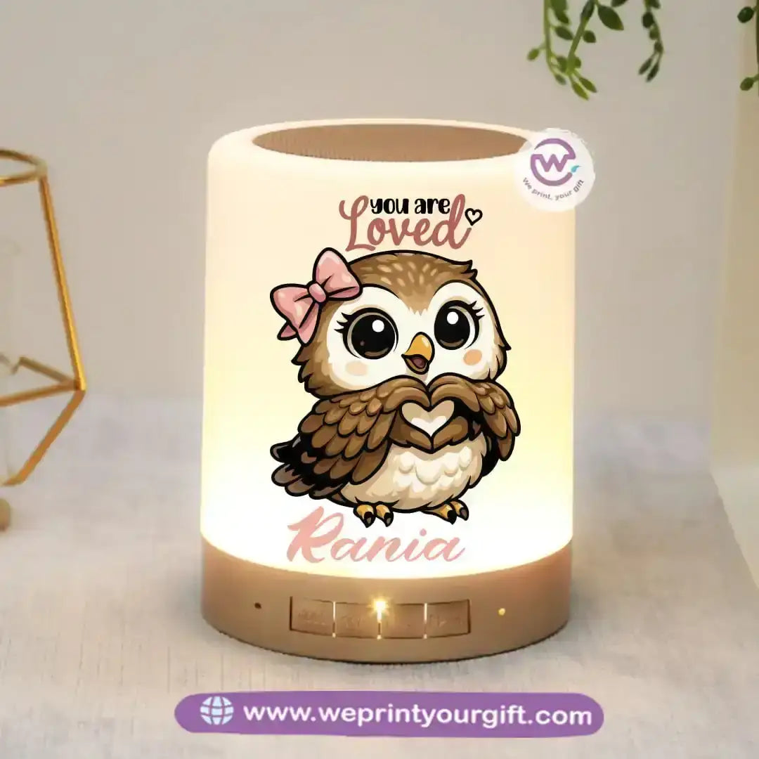Portable Speaker and Lamp- Owl - WE PRINT