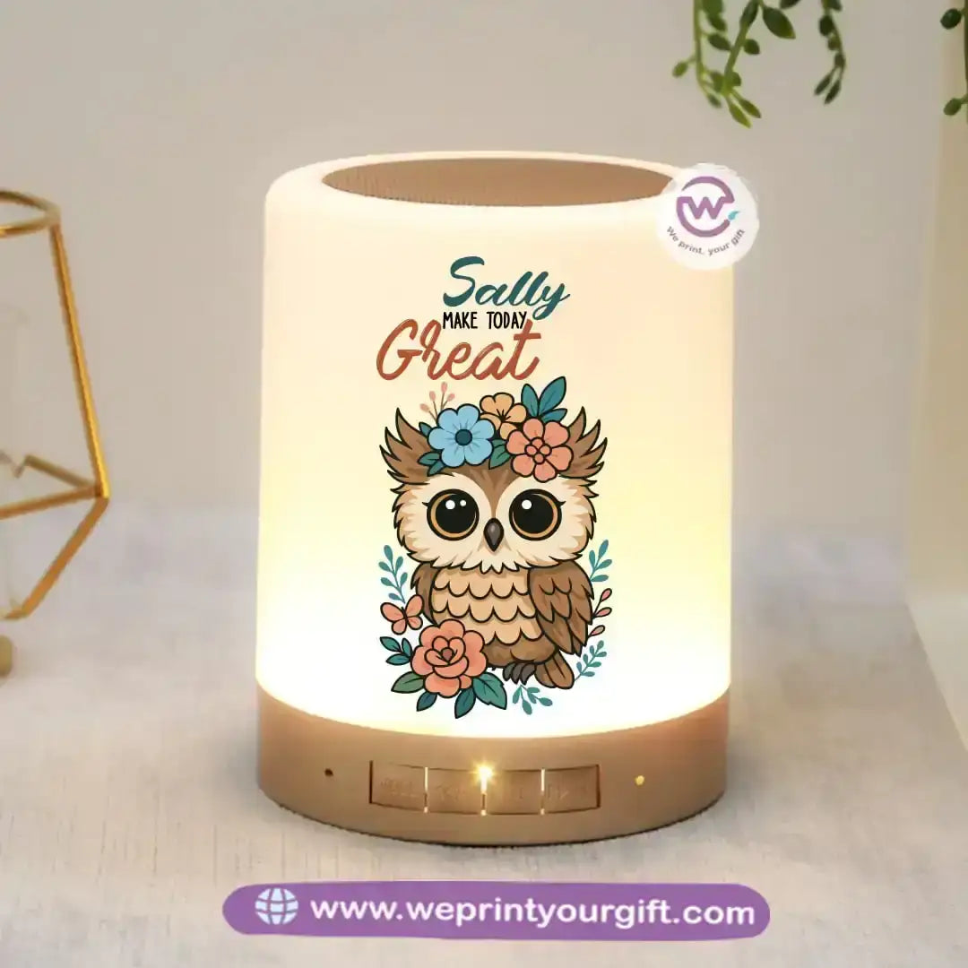 Portable Speaker and Lamp- Owl - WE PRINT