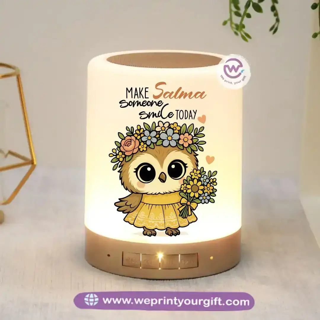 Portable Speaker and Lamp- Owl - WE PRINT