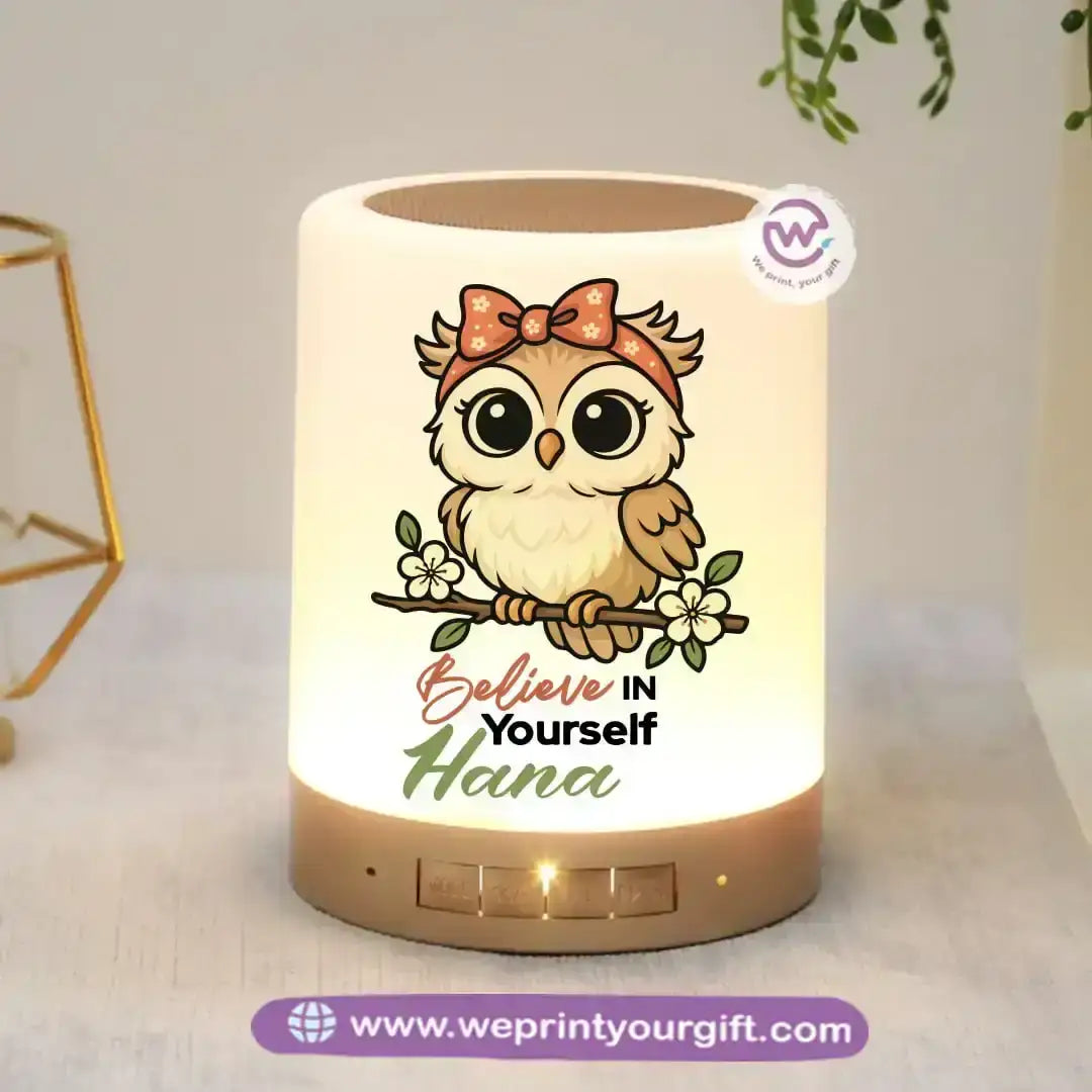 Portable Speaker and Lamp- Owl - WE PRINT